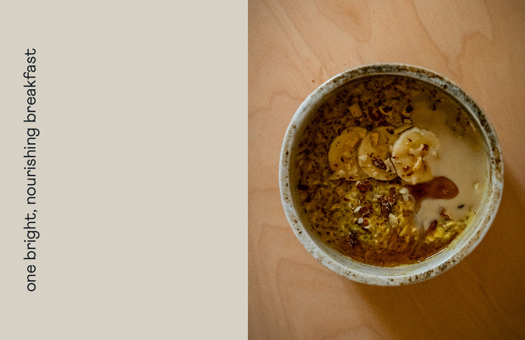 Golden Overnight Oats