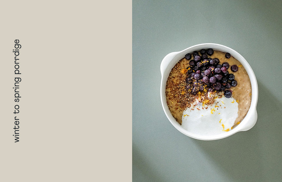 Lemon Blueberry Porridge – Otis Oat M!lk