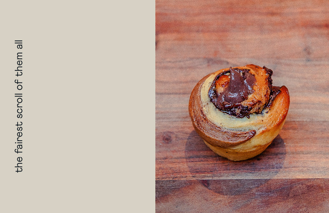 Vegan Chocolate and Coffee Braided Brioche Scrolls